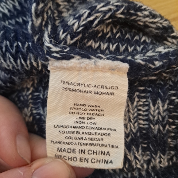 The Neck Down Mohair Blend Open Front Cardigan - Picture 4 of 5